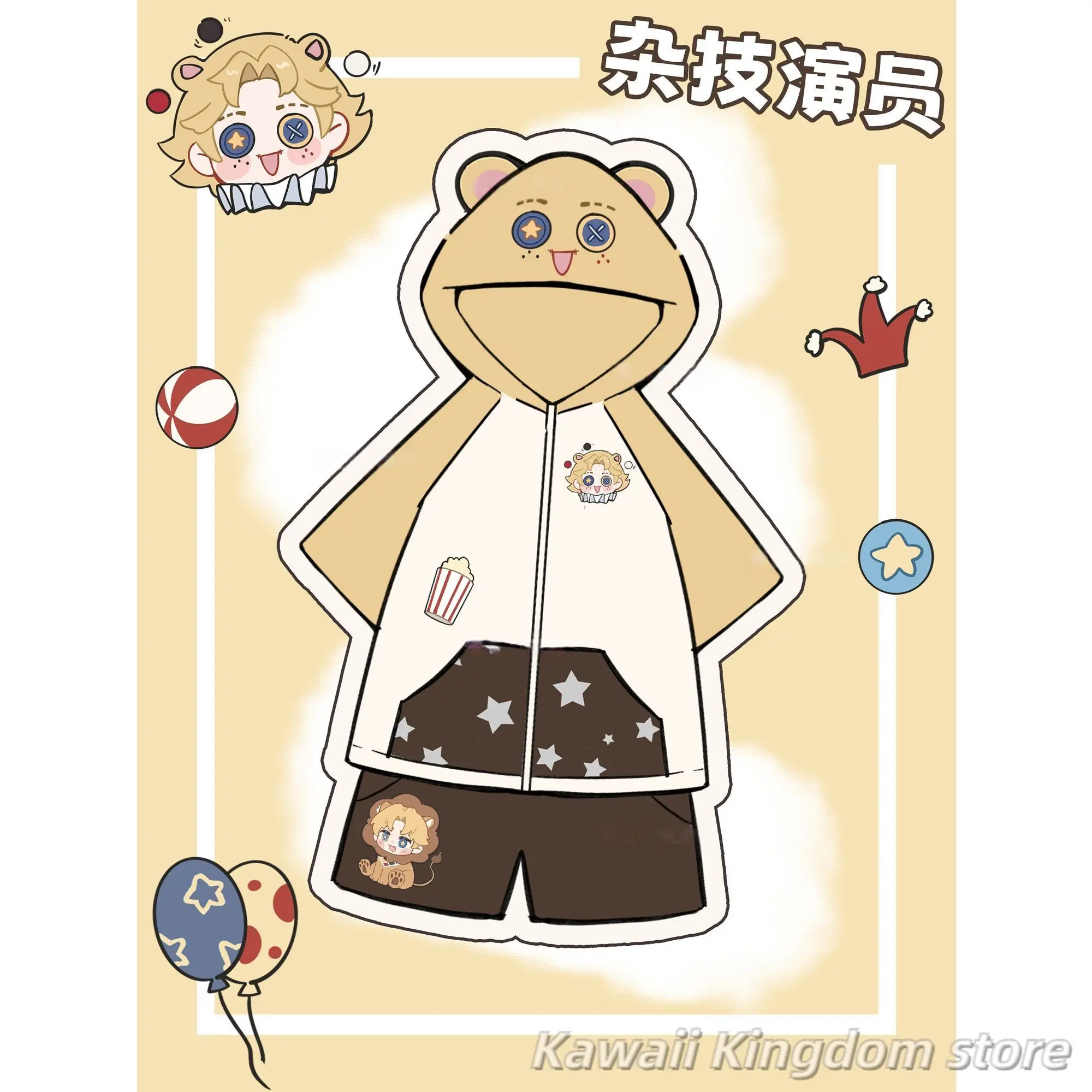 Identity V Mike Morton juego Anime Cosplay pijamas mujer primavera pantalones cortos de manga corta Abrigo con capucha ropa del hogar traje