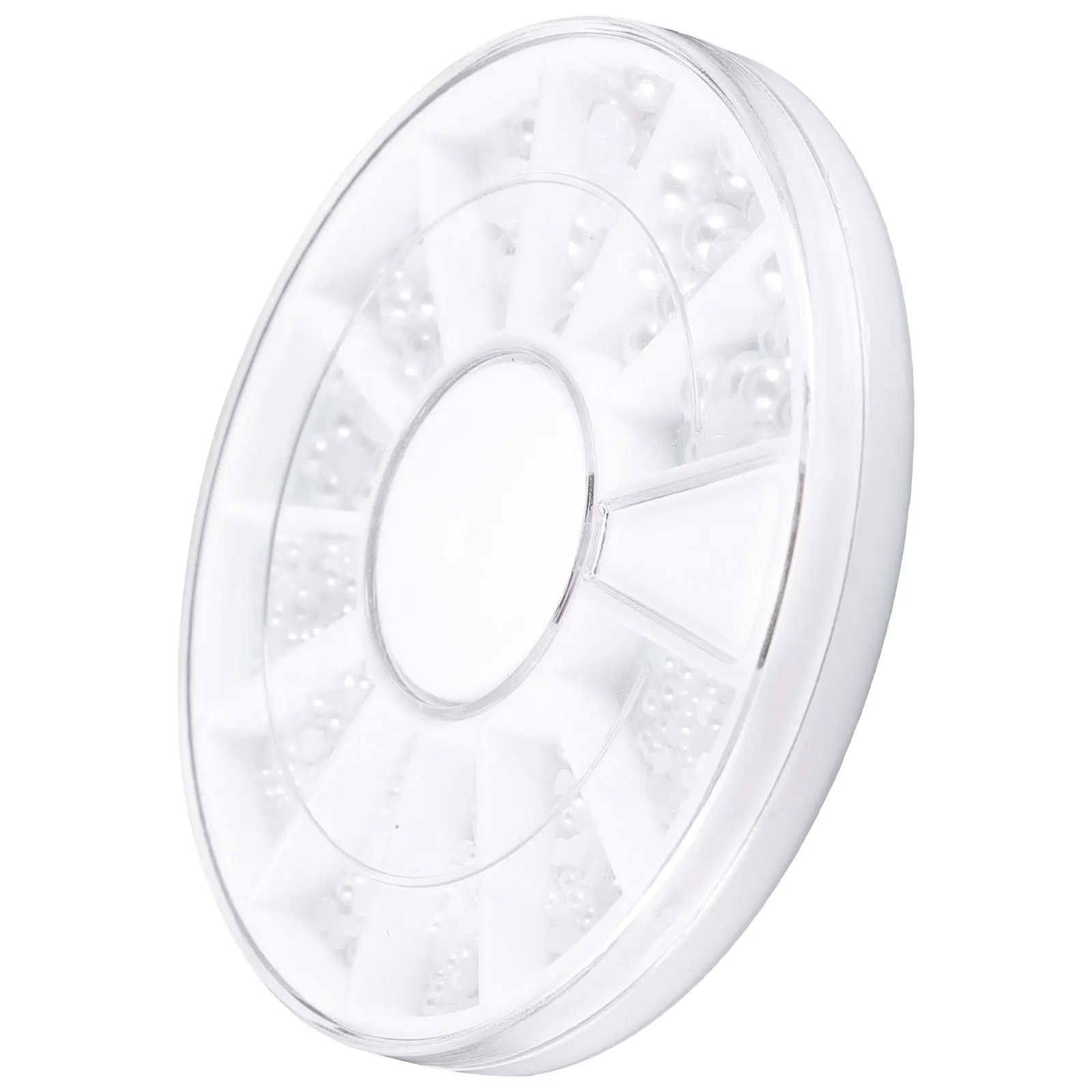 

200Pcs Mixed Size White Flat Back Pearls Nail Decoration Resin Cabochons for Jewelry Hairpins Bags Body Art Invitations