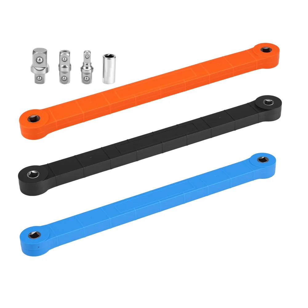 

Wrench Kit Offset Extension Wrench Set,3/8" Wrench With 1/4",3/8",1/2" Square Drive Wrench For Auto Repair