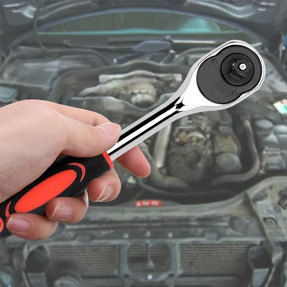 171pc Auto Reparatur Werkzeug Steckschlüssel Set Ratsche Schraubenschlüssel Sperrklinke Schraubendreher Professionelle Metallbearbeitung Kit Hand Werkzeuge Sets Werkzeuge Box – Detail 4
