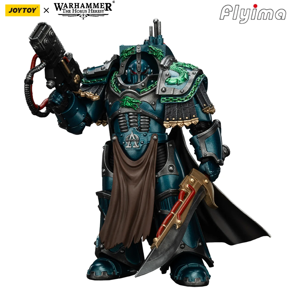 

Фигурки JOYTOY Warhammer 30K 1/18 Alpha Legion Legion Praetor в катафоктии Модель доспехов Терминатора