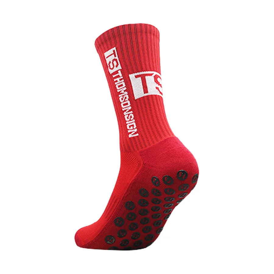 THOMSONSIGNchaussettes de Football antidérapantes pour hommes, Tube de joint de Friction, course à pied, glace, neige, randonnée, sport au-dessus du genou, chaussettes de basket-ball