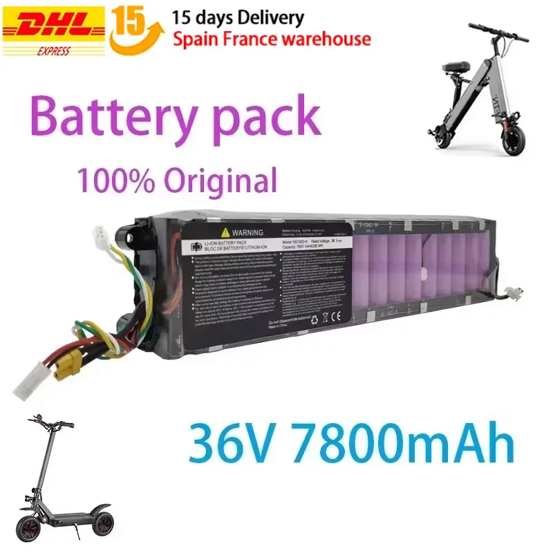 Li-ion Battery 36V 7.8Ah 60km Suitable for MiJia M365 Scooter Batterypack, Electric Scooter,