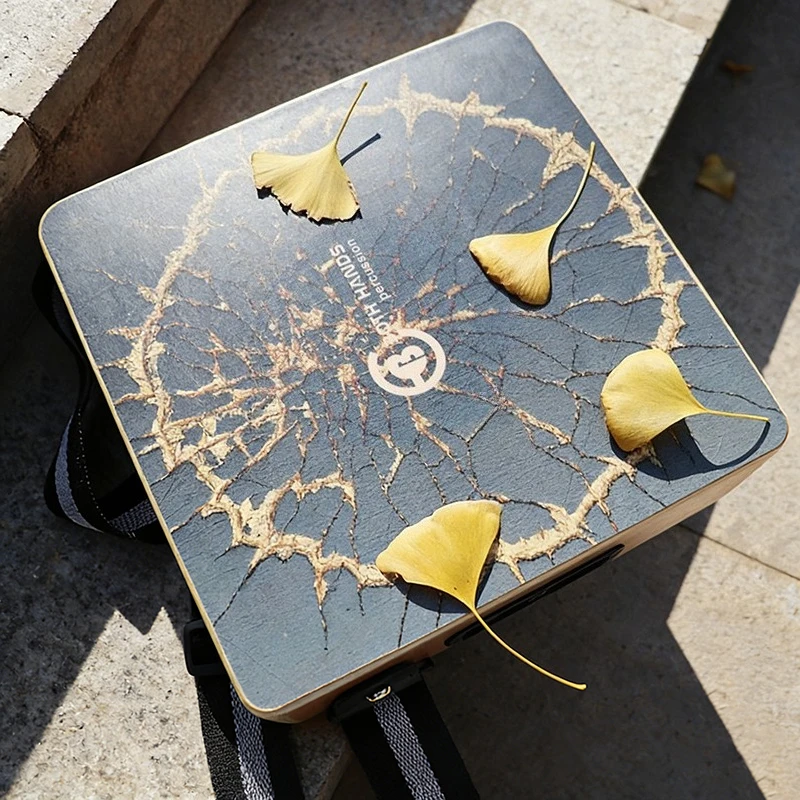Travel Portable Kahong Drum Beginner Professional Electronic Cajon Wooden Play Both Hands Drum Tradition Percussion Instruments