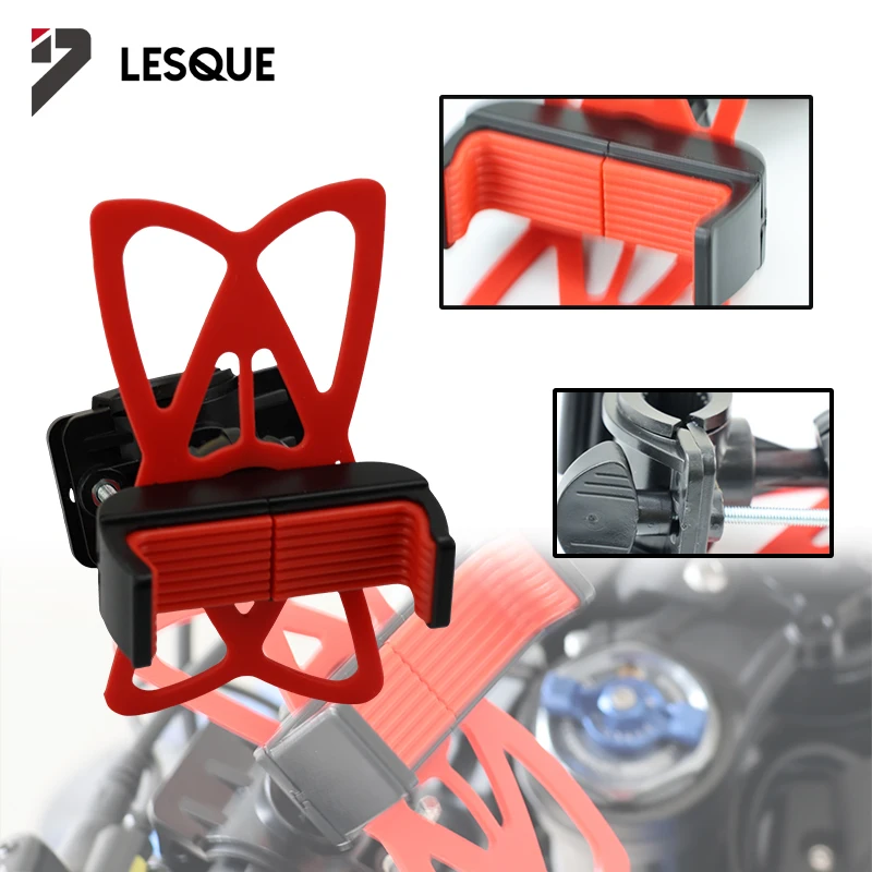 

LESQUE Pit Dirt Bike 3,5-6,5 "держатель для мобильного телефона с GPS-креплением для велосипедных телефонов, велосипедный кронштейн, крепления для горных велосипедов