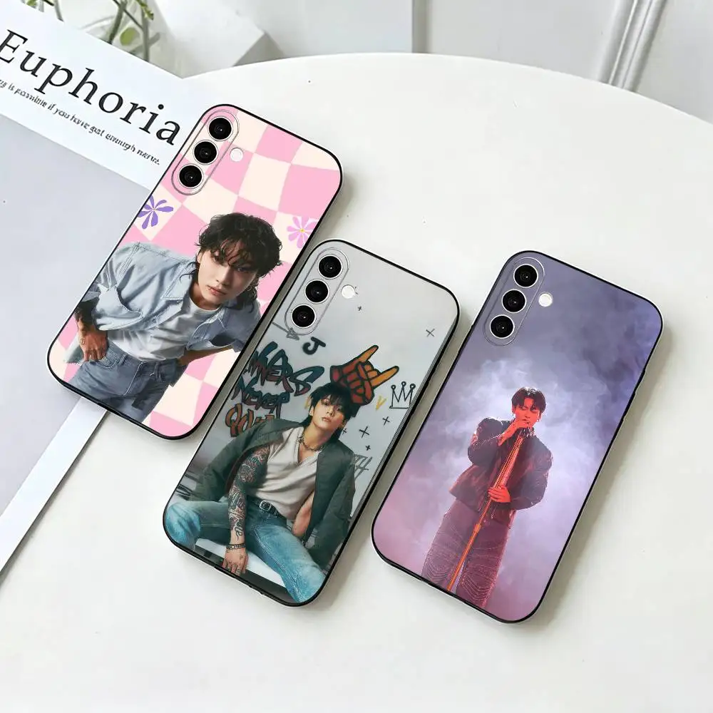 cool K-Kpop J-JungkookS   Phone Case For Samsung Galaxy A73,A72,A71,A70,A53,A52,A51,Others Soft Black Cover