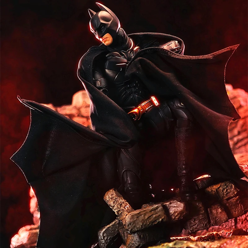 

Inart The Dark Knight Rises 1/12 Batman Cloak Movie Action Figure Cloth Cloak Model Toys Accessory Built In Iron Wire