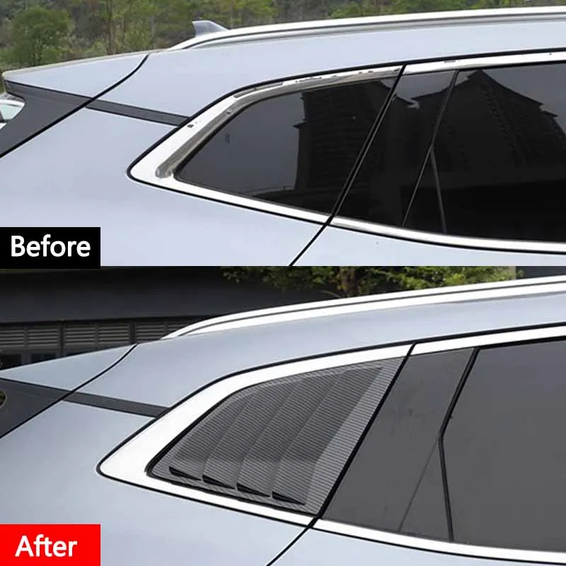For BYD Seal U Dm-i Song Plus Ev 2023-2024  Car Rear Triangular Blinds Modified Window Air Outlet Body Exterior Interior
