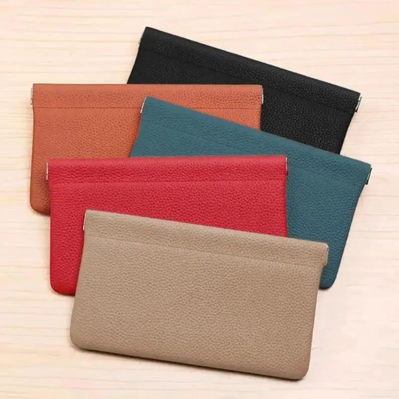 NEW Closed Fragment Mini PU Earphone Storage Bags Candy Color Coin New Zero Wallet Lipstick Storage Bag Long Wallet
