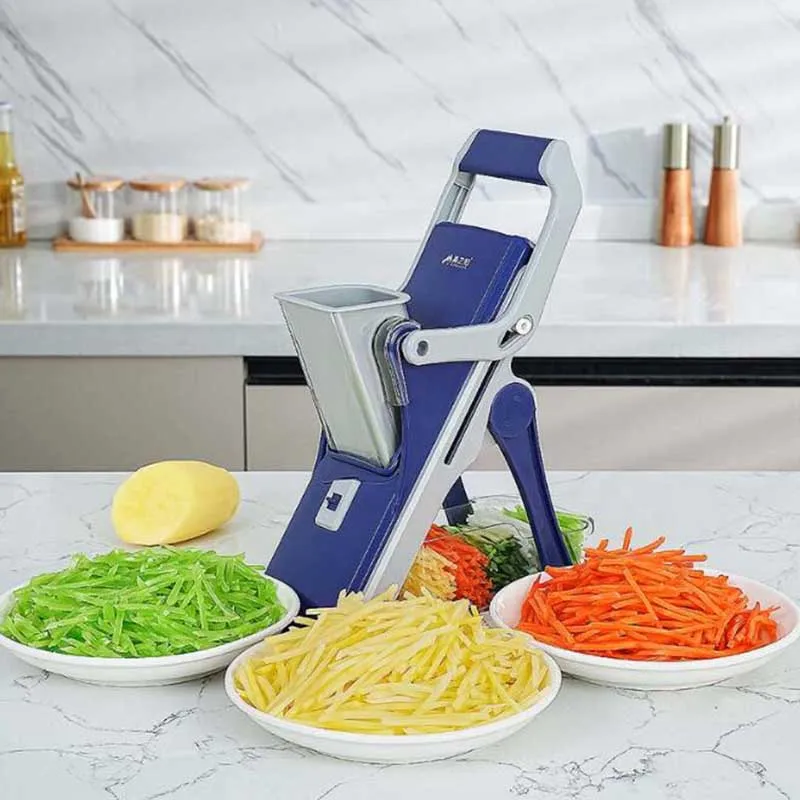 

Multifunctional Vegetable Cutter Manual Vegetable Slicer and Shredder Kitchen Tool for Slicing and Chopping Fruits Vegetables