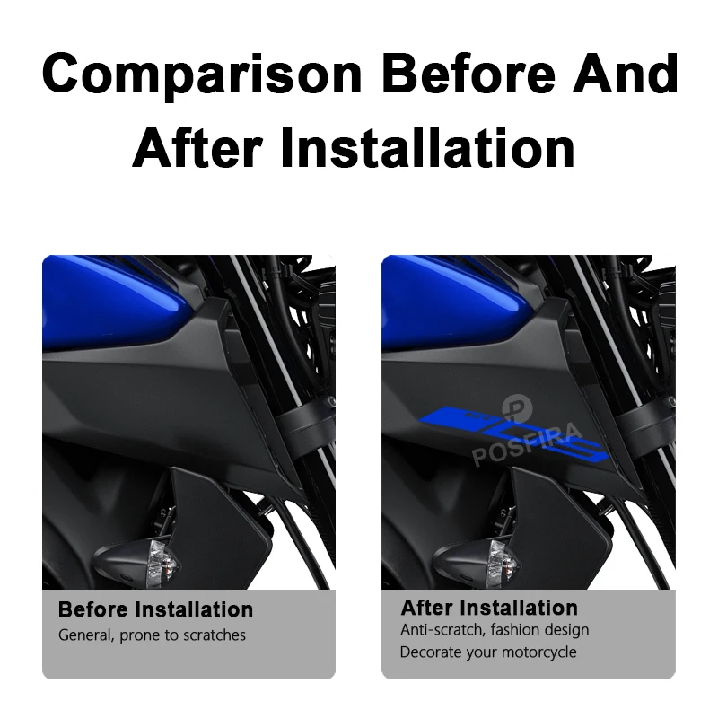 POSFIRA naklejki motocyklowe wodoodporne naklejki dla Yamaha MT09 MT 09 akcesoria MT-09 2017 2018 2019 2020 naklejki motocyklowe