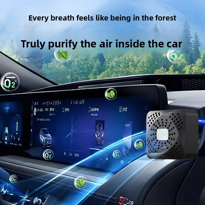 

Автомобильный очиститель воздуха удаляет запах формальдегида и запах дыма. Маленький кислородный бар с отрицательными ионами. Специальная очистка здоровья в автомобиле.