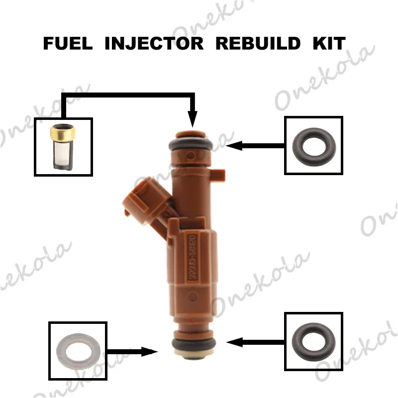 Fuel Injector repair kit Orings Filters for Replacement Part for Hyundai Lot 35310-2G150