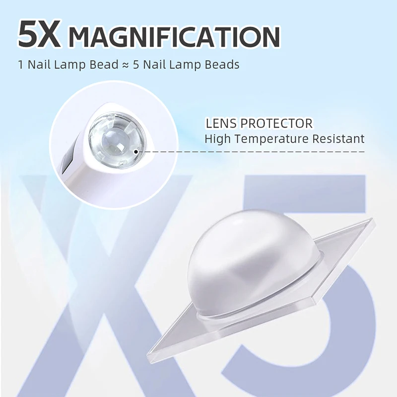 Mini lampada per unghie portatile portatile per smalto Gel penna per torcia ad asciugatura rapida USB ricaricabile per asciugatrice per unghie lampada per unghie a LED UV