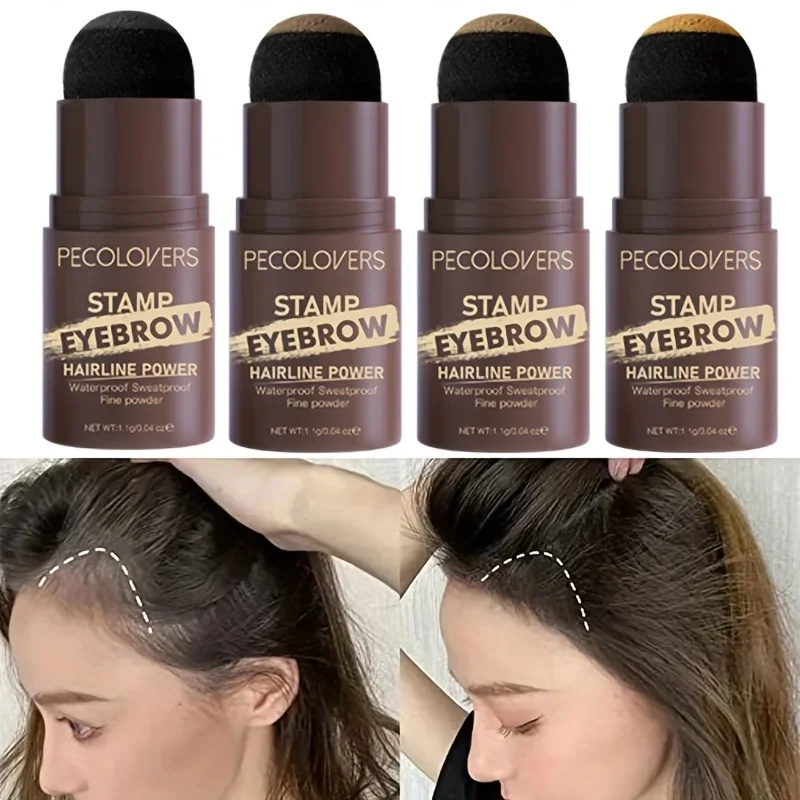 Hair Line Shadow Stick Hairline Filling Powder Waterproof Hair Edge Shadow Eyebrow Powder Hair Powder Styling Makeup Tools