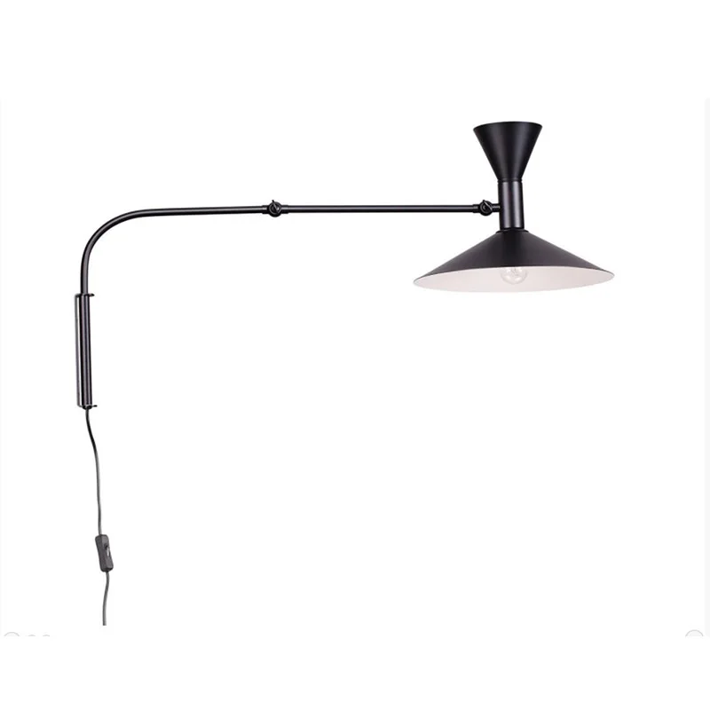 

Italian designer minimalist personality bedroom bedside lamp living room swinging