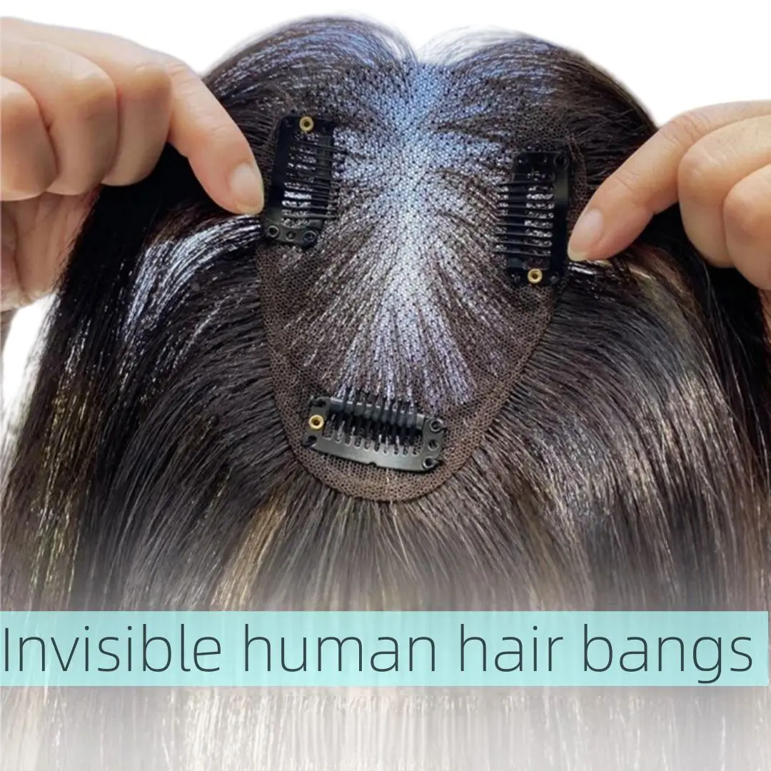 7x10cm-breathable-lace-human-hair-toppers-10-inch-invisible-clip-in-bangs-for-women-natural-hairpieces-cover-thinning-hair-daily