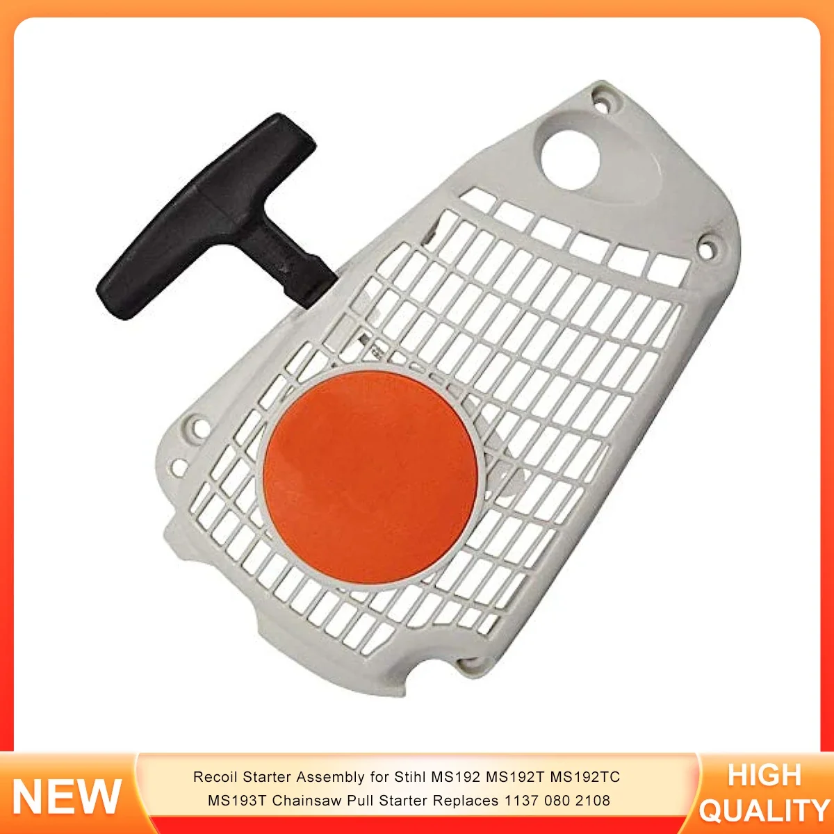 

Recoil Starter Assembly for Stihl MS192 MS192T MS192TC MS193T Chainsaw Pull Starter Replaces 1137 080 2108