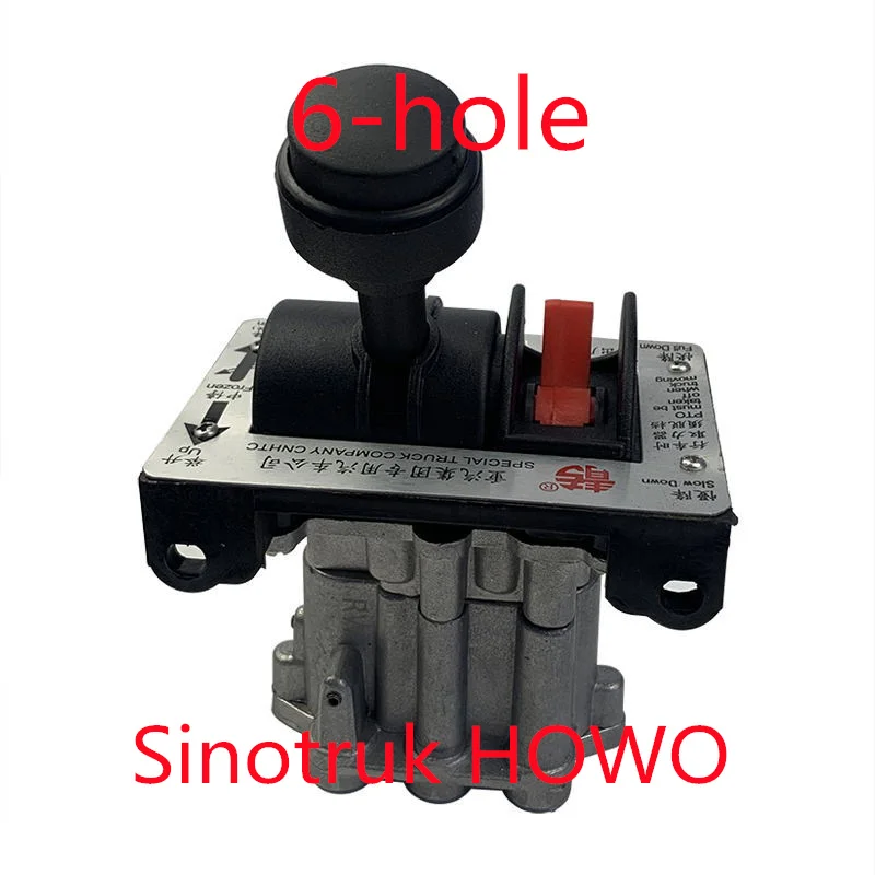 Suitable for Sinotruk Howo dump truck manual control valve Steyr lift control valve 6-hole dump truck hydraulic valve STR