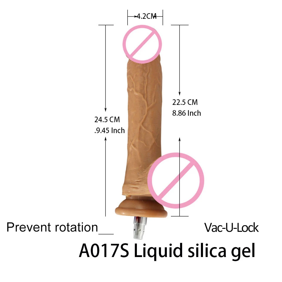 FREDORCH Silicone Anal Dildos for Vac-u-Lock Sex Machine Animal dildos Realistic Adult Masturbation Fixed to prevent rotation