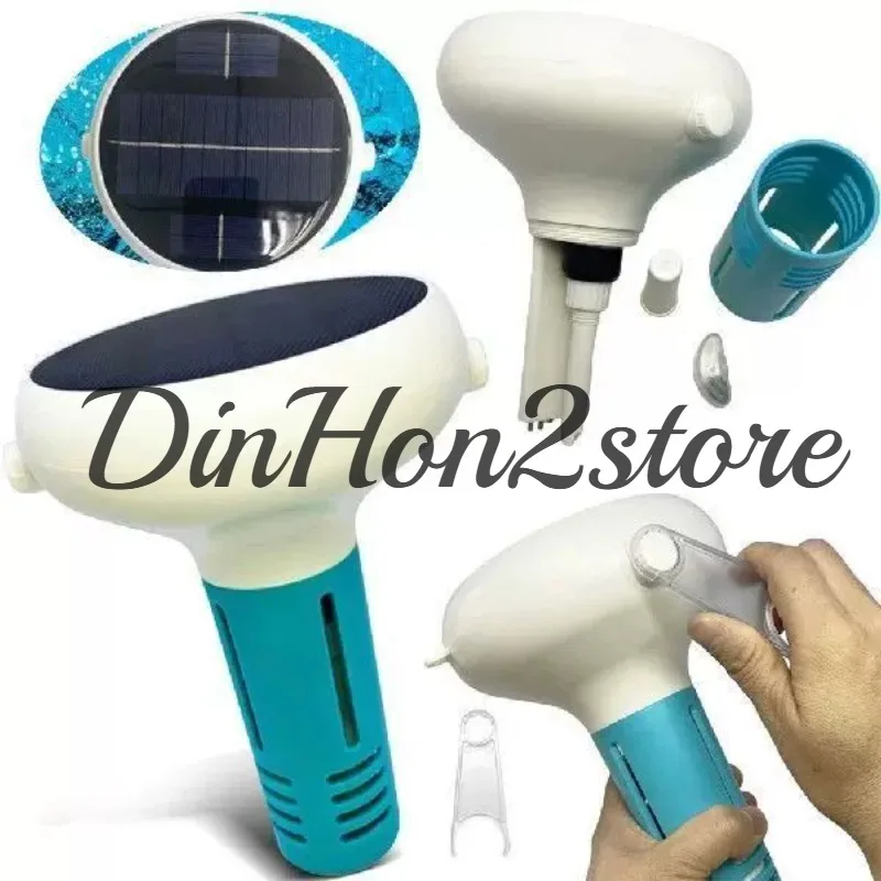 Solar Powered Swimming Pool Water Tester 7-IN-1