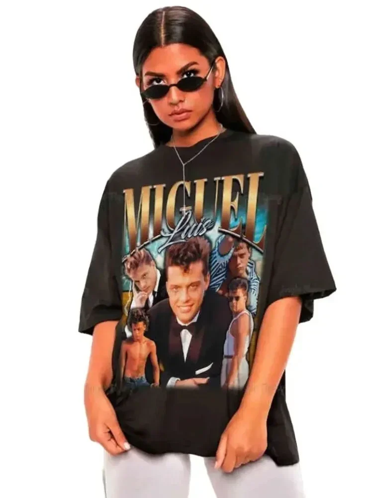 ¡Solo para los fanáticos! [Luis.Miguel] Camisetas – una gran gama de diseños Camisetas de algodón transpirable súper cómodas 2025 tanto para hombres como para mujeres c