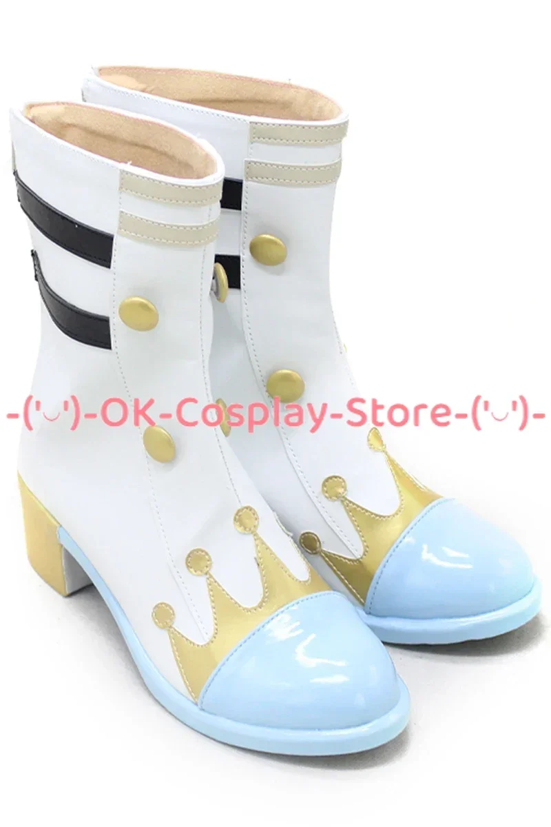 [حسب الطلب] مشروع Sekai الملونة المرحلة ميكا تأثيري أحذية أنيمي لعبة لعب الأدوار زي الدعامة كرنفال حفلة بولي Boots الأحذية الجلدية
