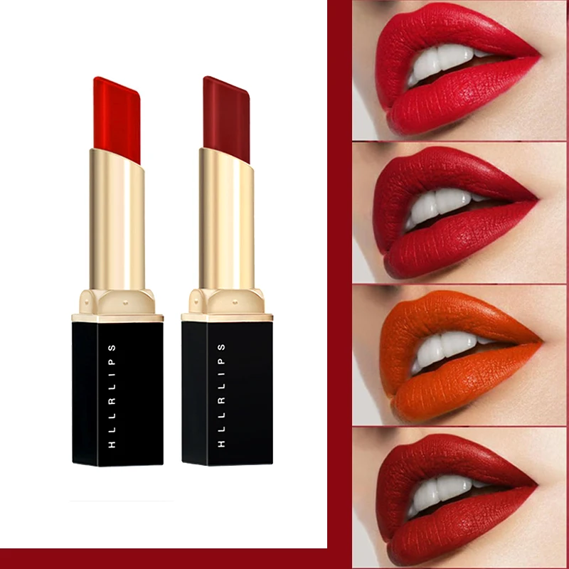 8 Colors Charm Women Lipstick Red Color Daily Use Waterproof Long Lasting Brightly Lip Stick Tint Makeup Cosmetic