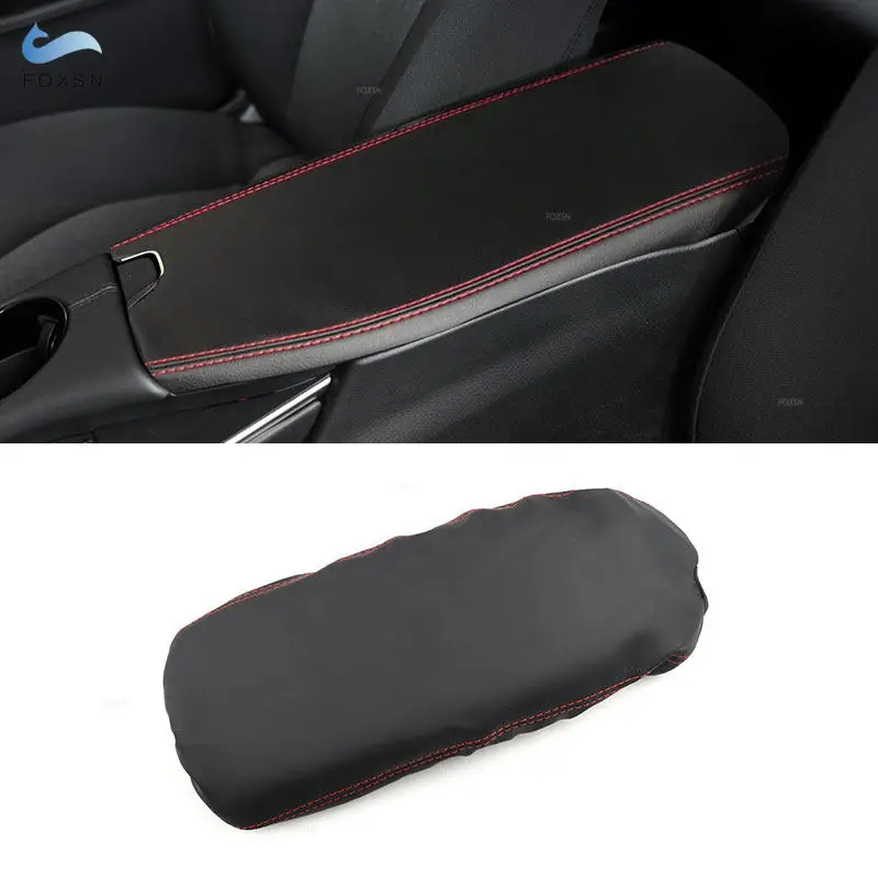 Car Interior Center Console Armrest Box Cover Microfiber Leather Trim For Toyota Avalon 2019 2020 2021 2022 2023 LHD