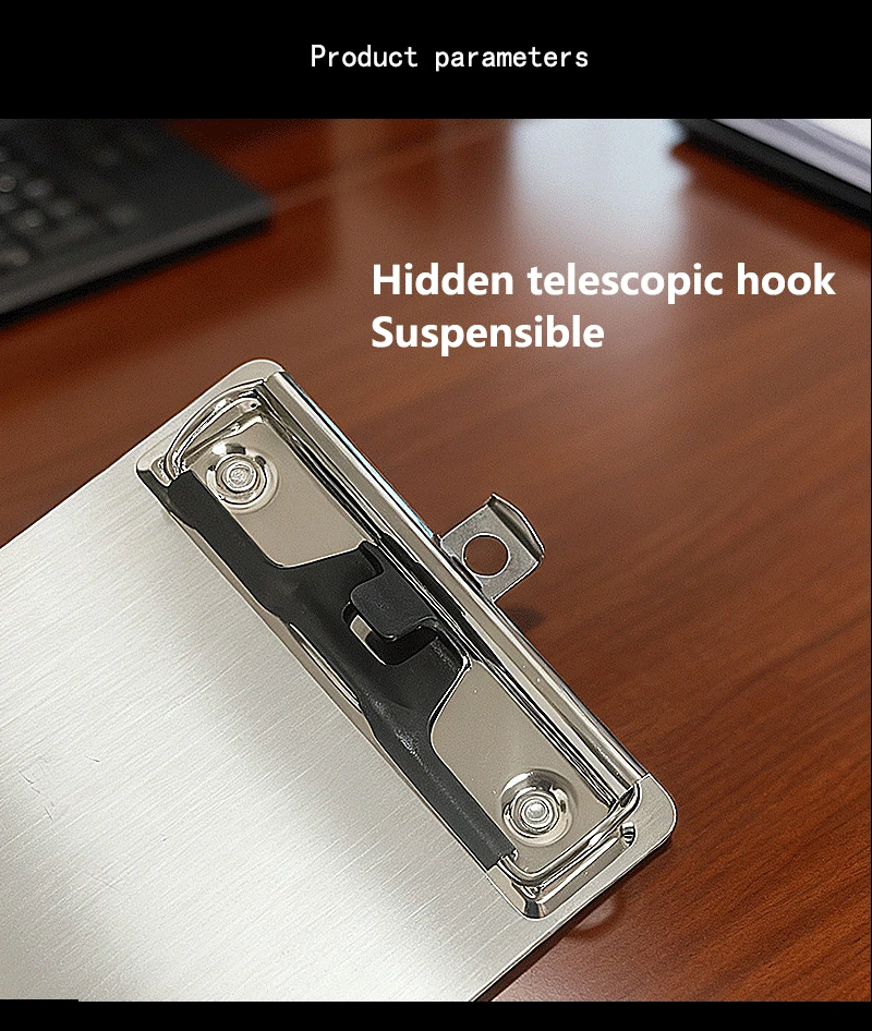 Stainless Steel Folder with Writing Board description 9