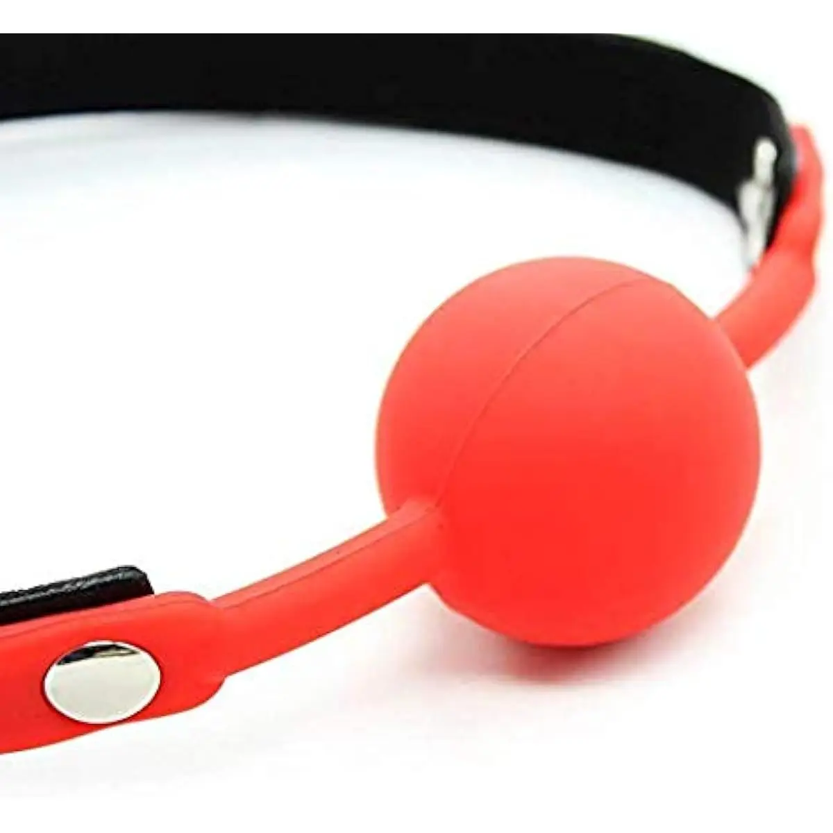 Ball Gag Red Silicone Large - 2 inch