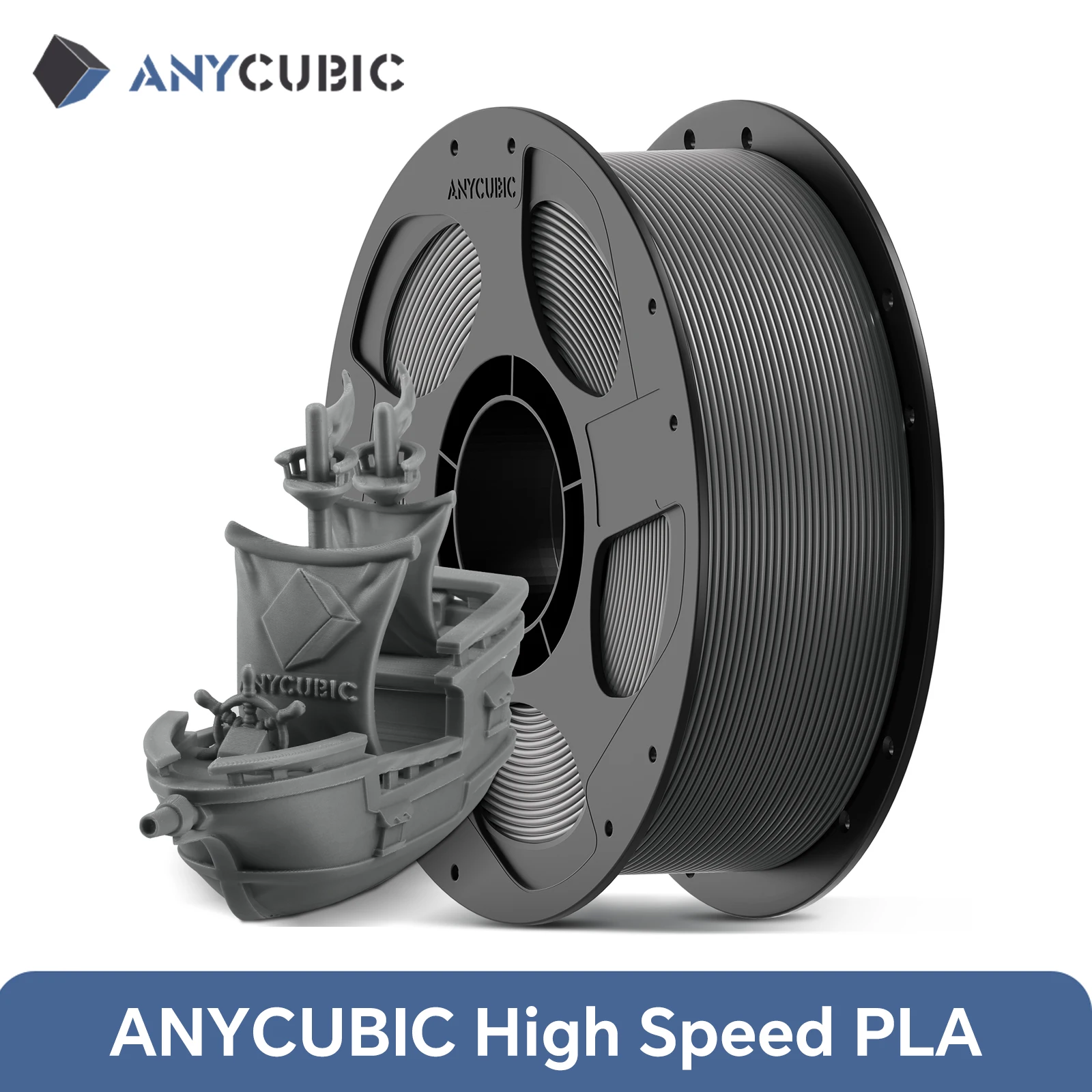 

ANYCUBIC 10kg High-Speed PLA Filament Max 600mm/s Printing Speed PLA 1.75mm Plastic For 3D Printer Rubber Consumables Material