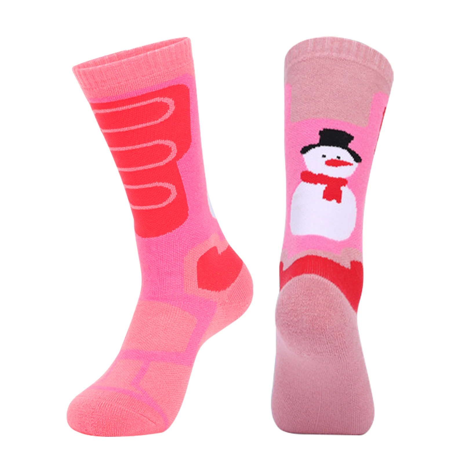 Children's Ski Socks  Warm Winter Socks for Boys and Girls Thermal Ski Socks for Kids Outdoor Skiing Skating Mountaineering