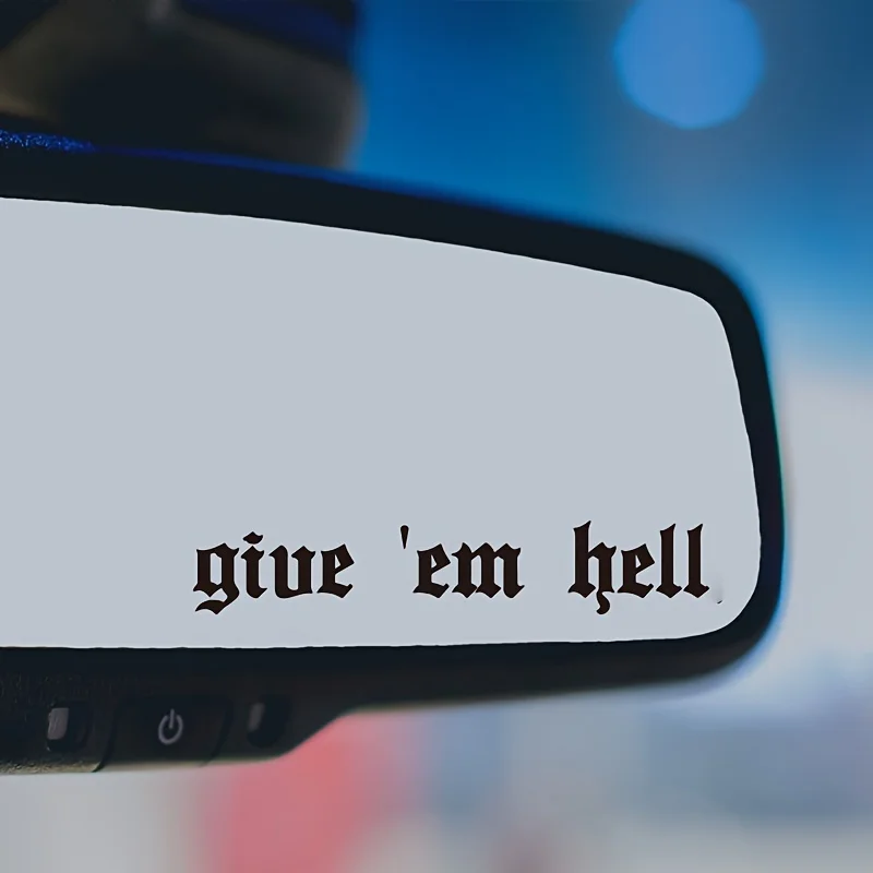 

Rearview Mirror Stickers, Inspirational Car Stickers Give Them Some Color To See Decals Rearview Mirror Decorative Stickers