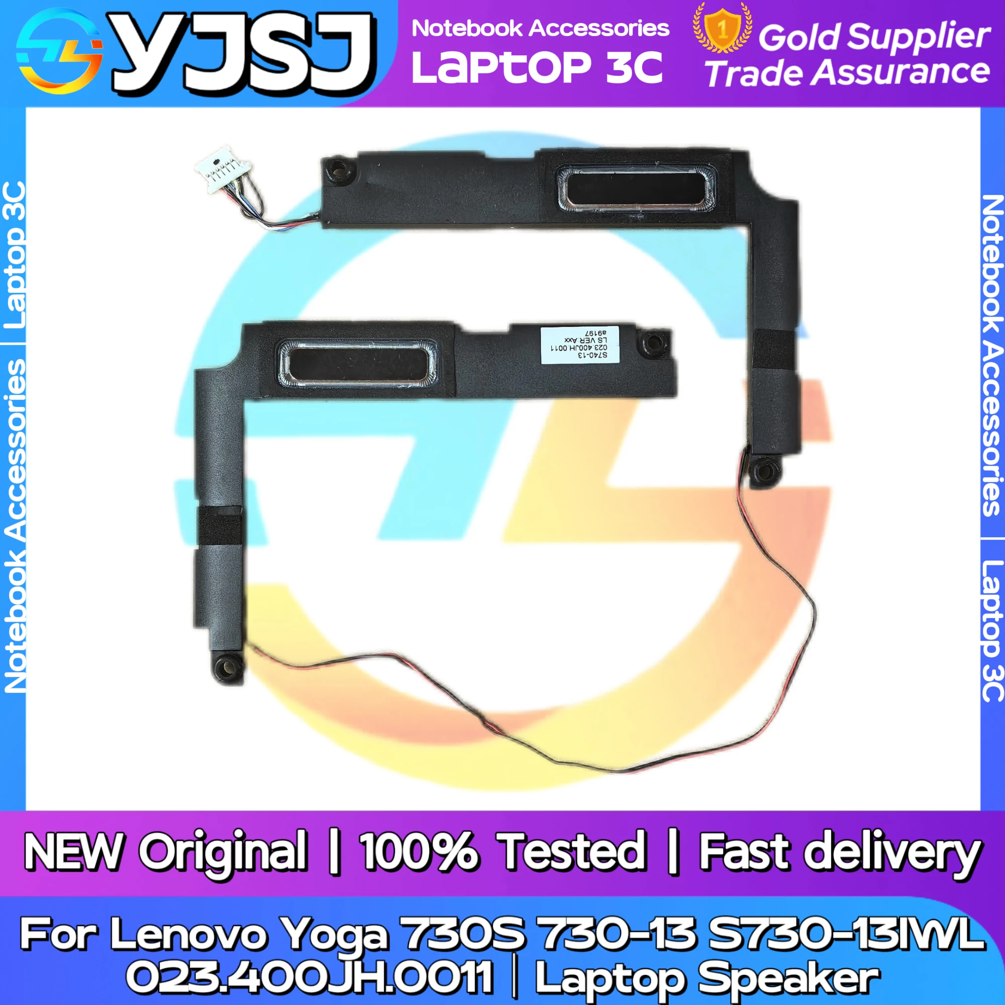 

New Original Laptop Notebook Audio Speaker For Lenovo Yoga 730S 730-13 S730-13IWL built-in speaker horn audio 023.400JH.0011