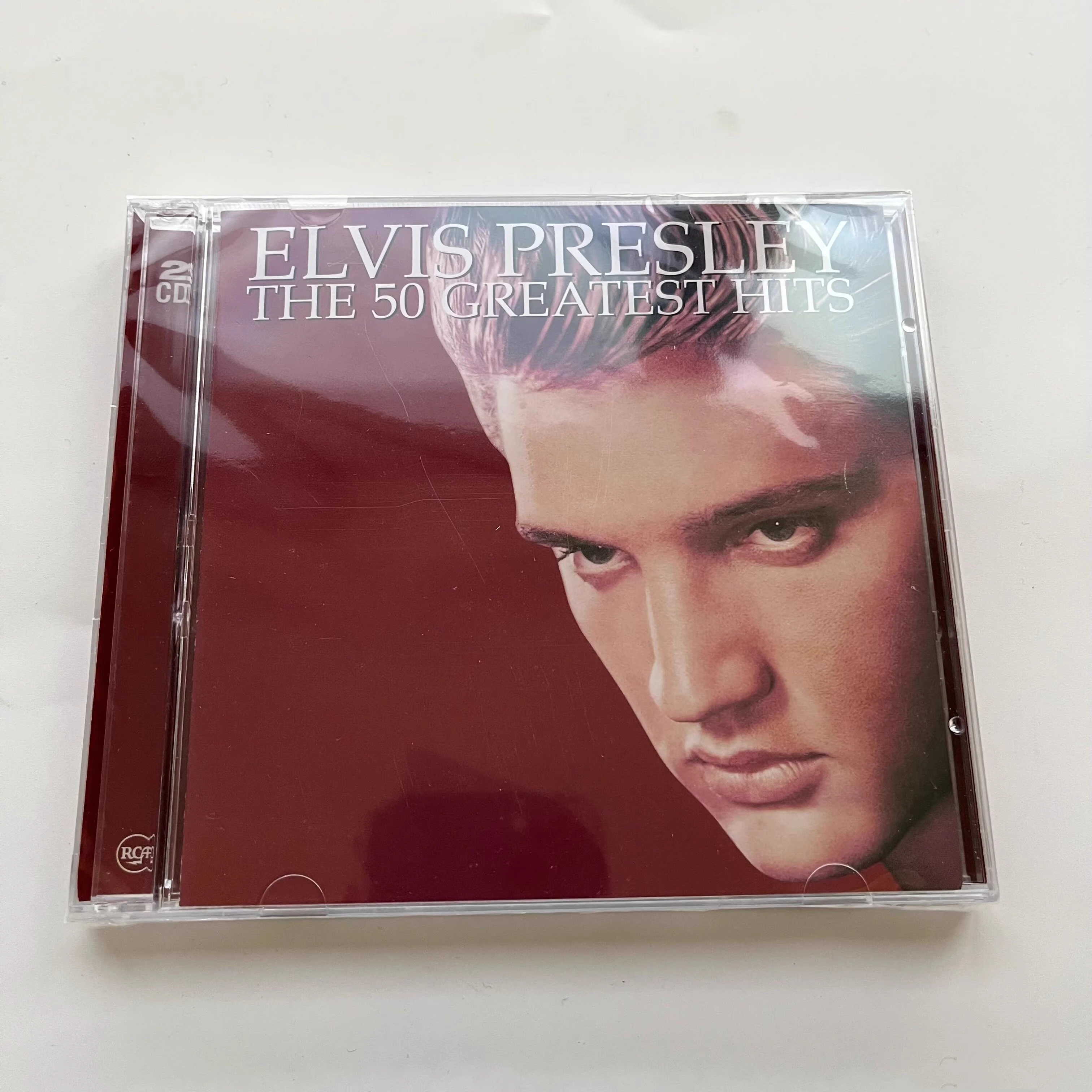 Rock The King Presley Muziek Cd De 50 Grootste Hits Album 2 Stuks Muziek Record Cosplay Walkman Auto Soundtracks Box Party Muziek Cadeau