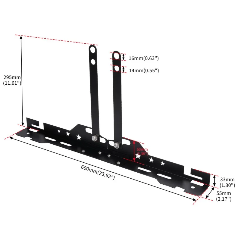 Heavy Duty Wheel Alignment Gauge, Truck Tire Positioning 4 Wheel Alignment Tool