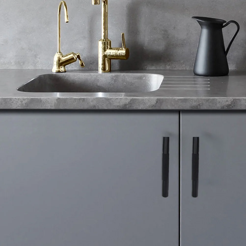 

2Pcs Furniture Handles Aluminum Alloy Elegant Drawer Door Handle for Wardrobe Cupboard Cabinet Bedroom Kitchen Decor