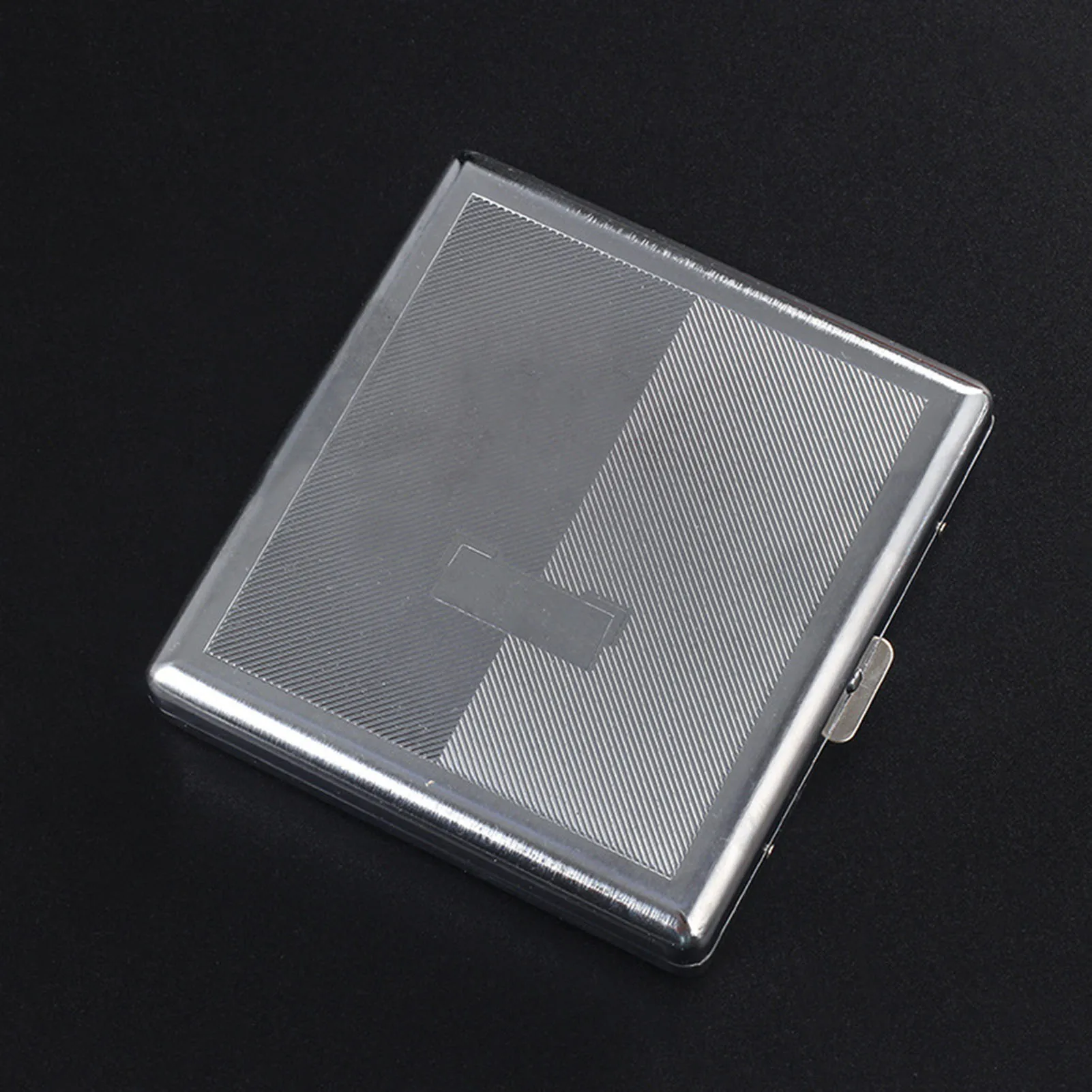 Hold 20 Cigaretes Storage Box Extra Slim Alloy Cigarette Case Gifts for Father Husband Brothers