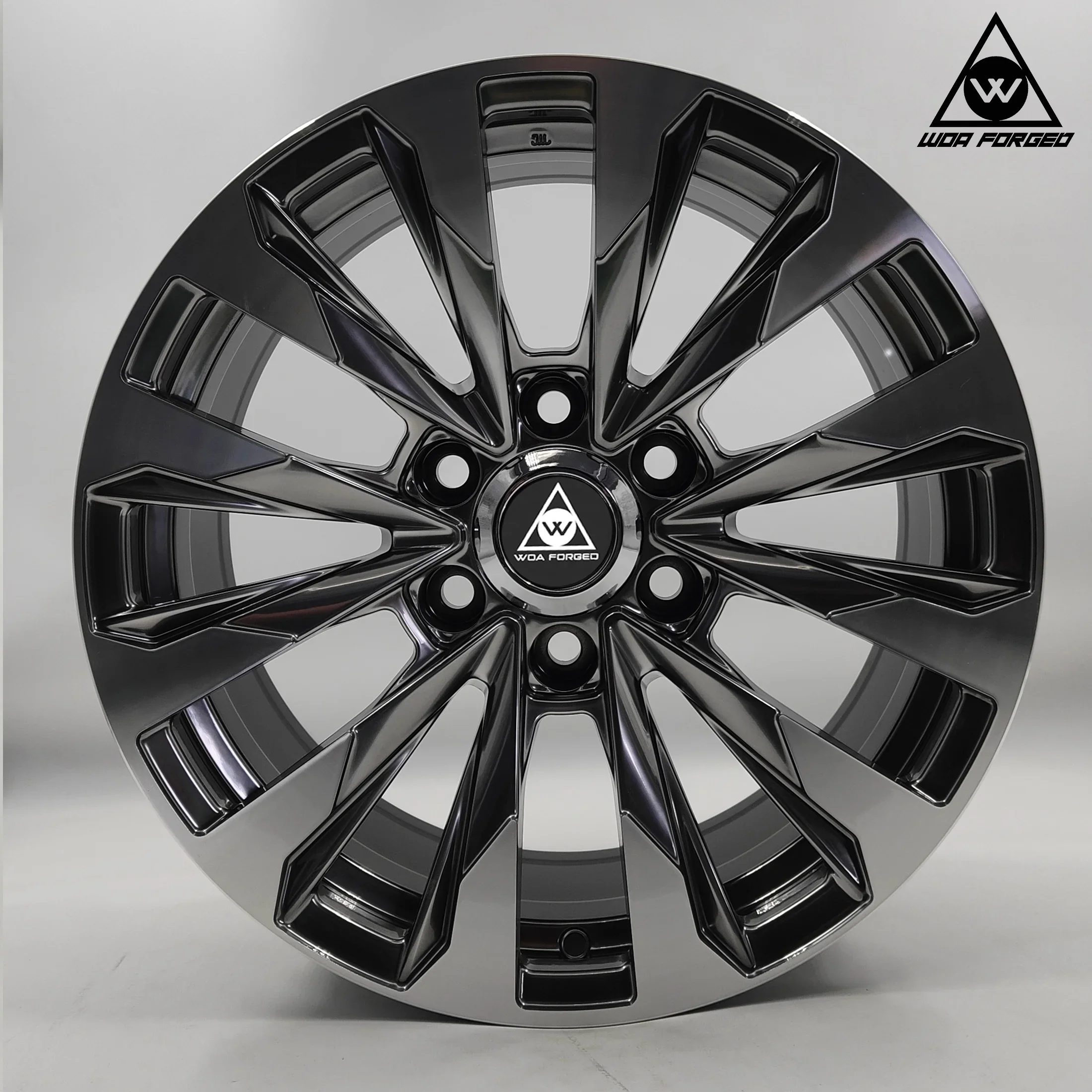 تصميم مخصص متعدد القضبان 19 20 21 بوصة عجلات مزورة إطارات رياضية مع 6 فتحات لسيارة لاند كروزر برادو تاكوما ثاندرا سيكويا