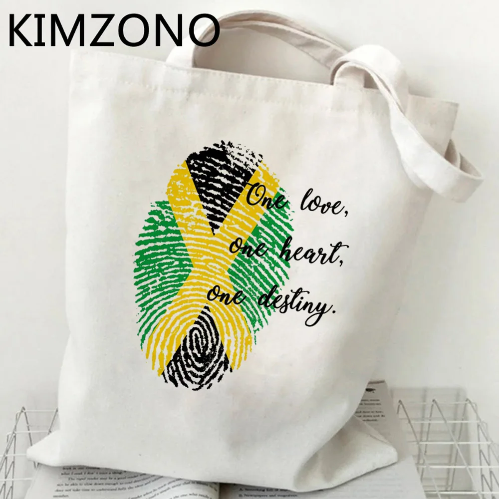 Jamaica shopping bag bolso cotton jute bag eco shopper handbag bag boodschappentas woven sacolas