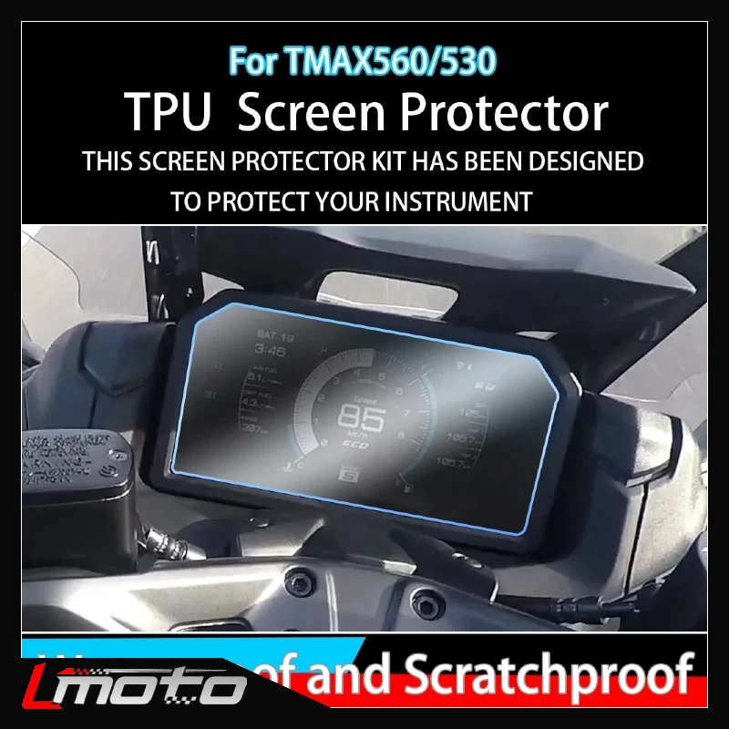 

for YAMAHA TMAX560 TMAX 560 2022 2023 Motorcycle Accessories Speedometer Instrument Protective Film Dashboard Screen Protector