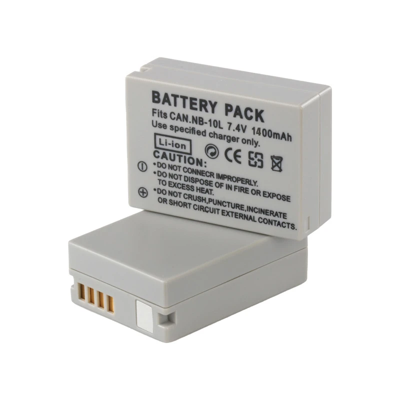 Batterie d'appareil photo 1400mAh nb-10l NB 10L NB10L Pour IL SX40 HS SX40HS SX50 HS SX50HS G1 X G15 G16 SX60 HS G3X 24.com