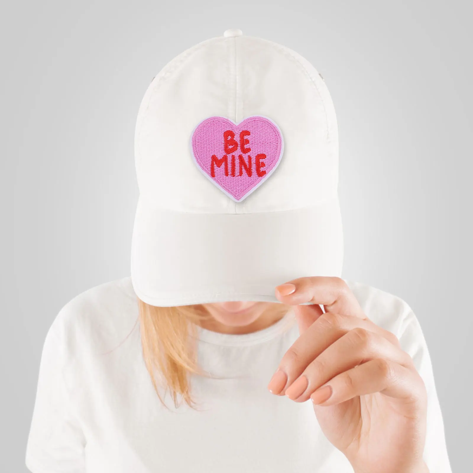 

8pcs Heart Iron On Patches Cute Fabric Applique Valentine Crafts Clothing Repair Decorative Patches For Backpacks Jackets Hats