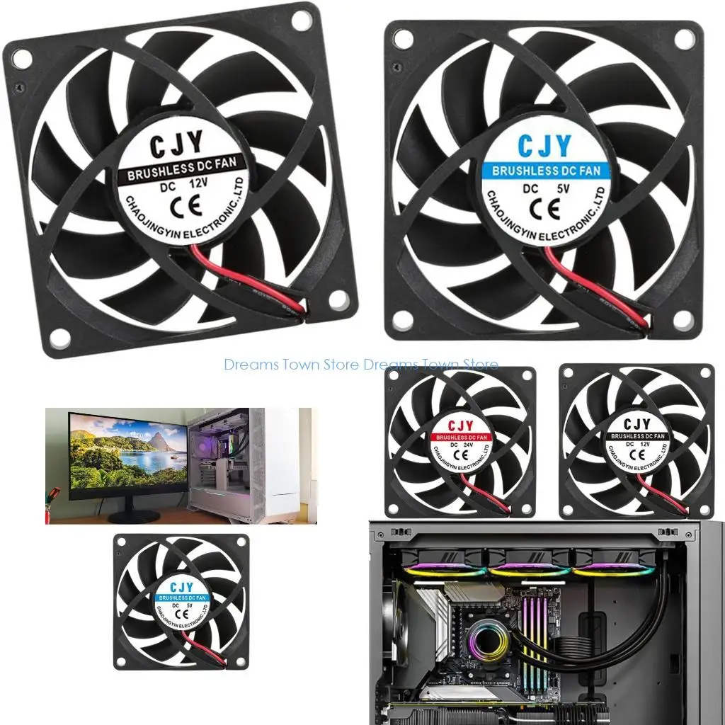 

HX6A тихий 7015 сервер Вентилятор Высокий воздушный вентилятор. Производительность эффективного охлаждающего решения для в DVR