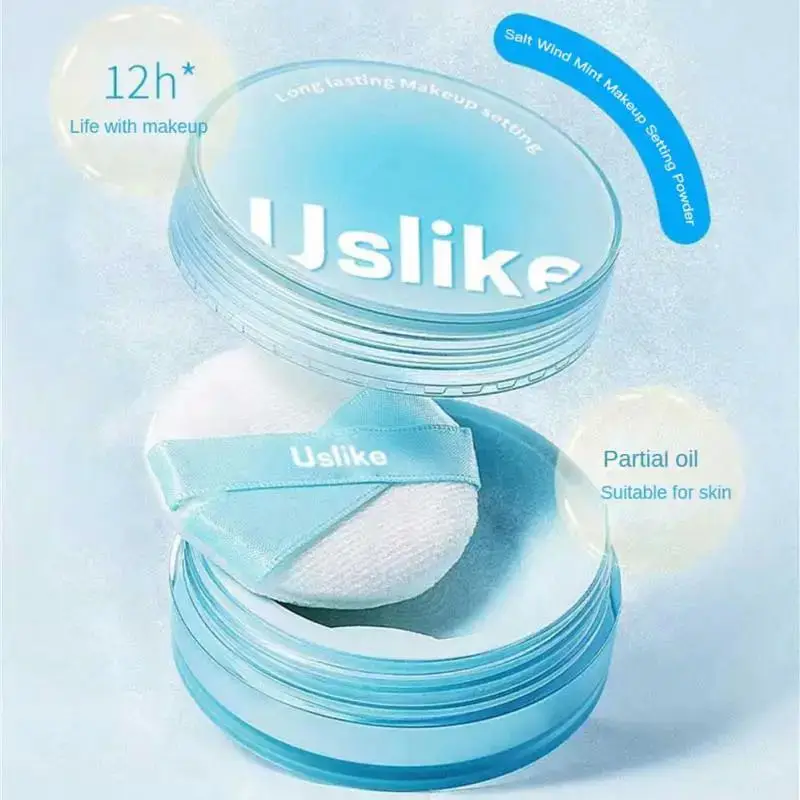 Jelly Loose Powder Oil Control Waterproof Makeup Oil-control Longlasting Lightweight Breathable and Sweatproof For All Ski