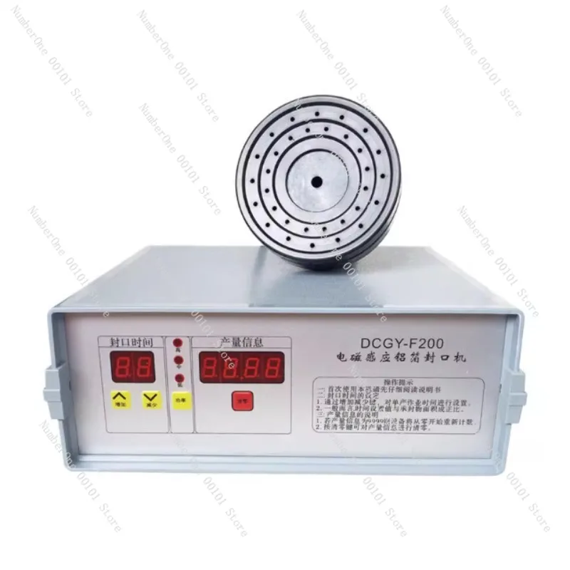 

F200 handheld induction foil sealer - compact, home-use thermal sealer for plastic, glass, and oil drum bottles