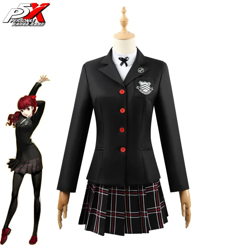 Costume de Cosplay du Jeu Persona 5 Ren Amamiya Akira Kuru, Uniforme SвUnisexe pour Homme et Femme, pour Groupe de Convention d'Halloween