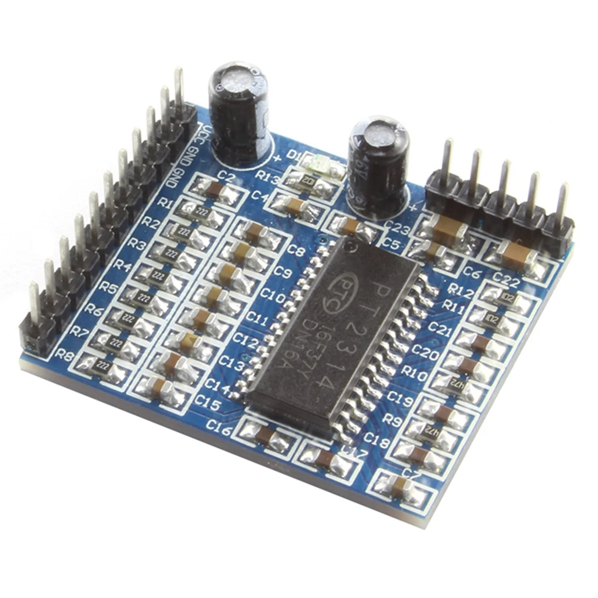 Y23A PT2314 Sound Quality Adjustment Voice Module IIC I2C 6V-10V Audio Processing Module