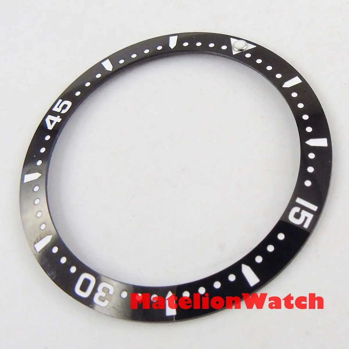 

38mm Ceramic Watch Bezel Insert Accessories Sloped Watch Ring for 40mm Watch